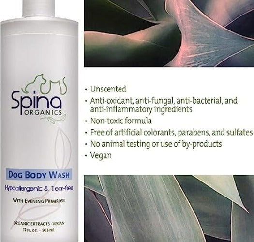 Spina Organics Hypoallergenic Dog Body Wash