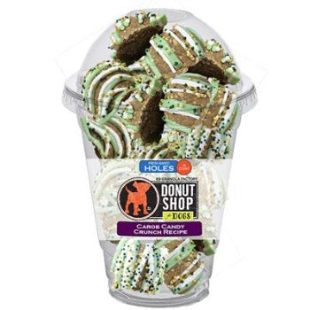 K9 Granola Factory Spring Green Carob Candy Crunch Donut Holes Dog Treat