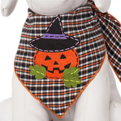 Jack-O-Lantern Witch Pet Bandana