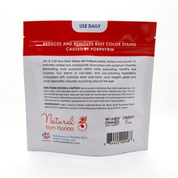Jax & Cali Tear Stain Wipes