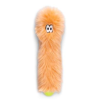 Plush toy with a face on a white background