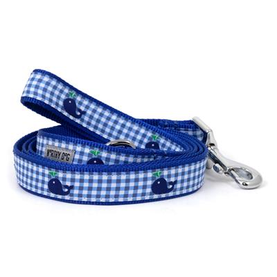 Gingham Whale Collar & Leash Collection