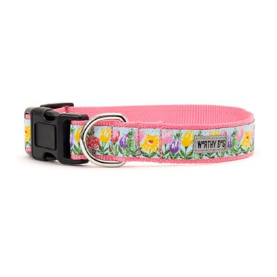 Blue Hello Spring Collar & Leash Collection