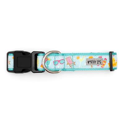 Mint Green Life's a Beach Collar & Leash Collection