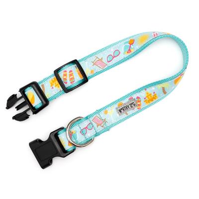 Mint Green Life's a Beach Collar & Leash Collection
