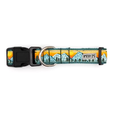 Multicolored Mountain Range Collar & Leash Collection