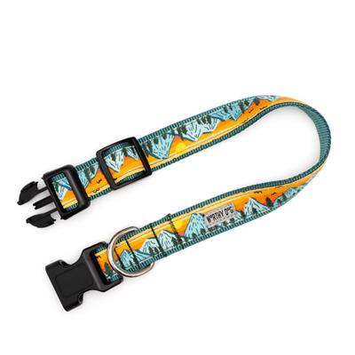 Multicolored Mountain Range Collar & Leash Collection