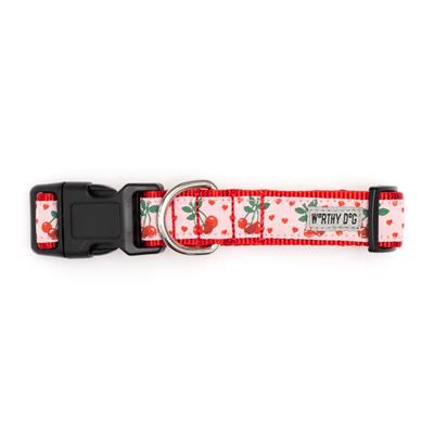 Pink Cherries Jubilee Collar & Leash Collection