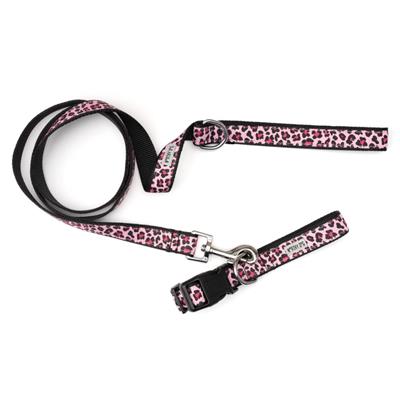 Pink Leopard Collar & Leash Collection