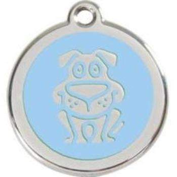 Red Dingo Light Blue Dog Pet ID Tag.