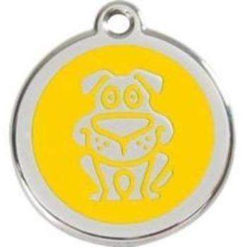 Red Dingo Yellow Dog Pet ID Tag.