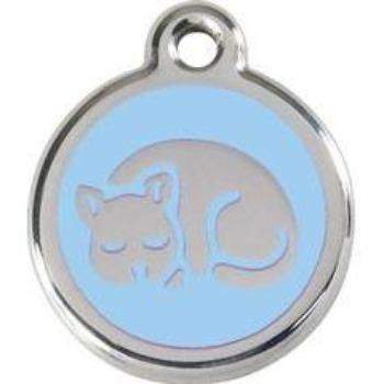 Sleeping Cat Pet ID Tag.