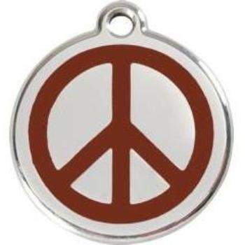 Peace Pet ID Tag.