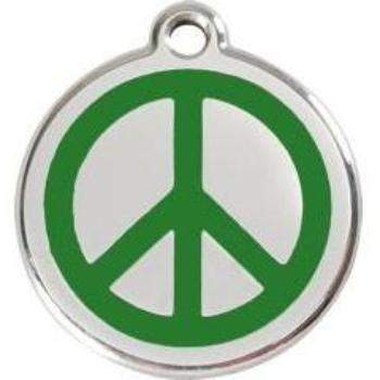 Peace Pet ID Tag.