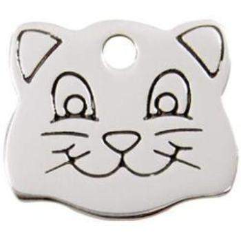 Cat Face Pet ID Tag.