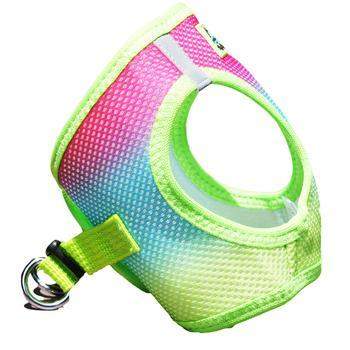 American River Ombre Choke-Free Dog Harness - Rainbow.