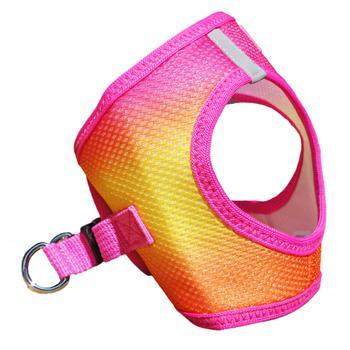 American River Ombre Choke-Free Dog Harness - Raspberry Pink & Orange.