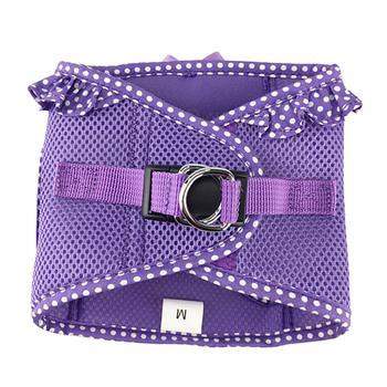 American River Choke-Free Dog Harness - Paisley Purple Polka Dot