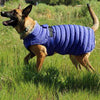 Alpine Extreme Weather Puffer Dog Coat - Navy Blue.