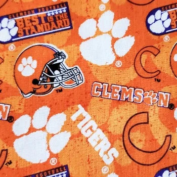 Barkriffic Clemson Tigers Snap-On Dog Bandana