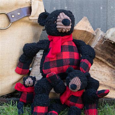Fireside Collection Black Bear Knottie.
