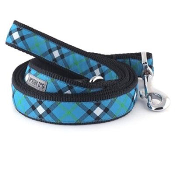 Bias Plaid Blue Collar & Leash Collection.