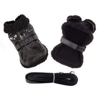 Top Dog Flight Harness Coat - Black.