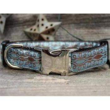 Calligraphy Collar - All Metal Buckles.