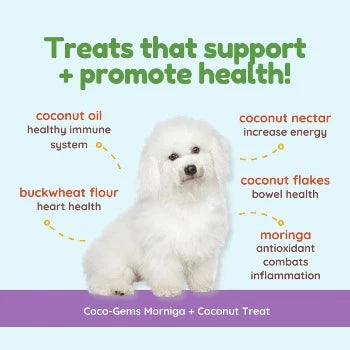 CocoTherapy Coco-Gems Training Treats Moringa + Coconut