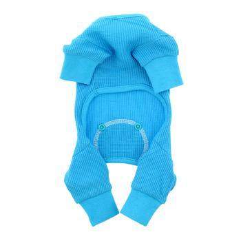 Sweet Dreams Thermal Dog Pajamas - Blue.