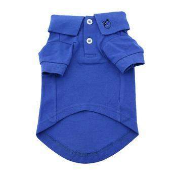 Solid Dog Polo - Nautical Blue.