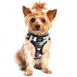 American River Camo Choke-Free Dog Harness - Gray