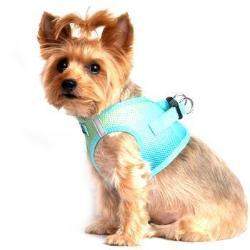 American River Ombre Choke-Free Dog Harness - Aruba Blue.