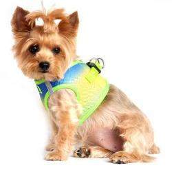 American River Ombre Choke-Free Dog Harness - Cobalt Sport.
