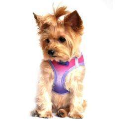 American River Ombre Choke-Free Dog Harness - Raspberry Sundae.