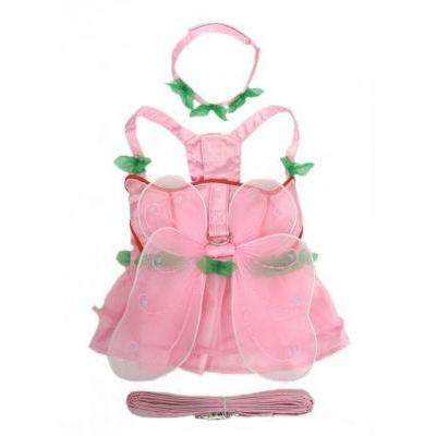 Pretty Pink Fairy Costume w/Leash.
