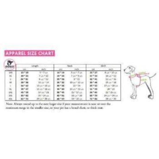 Dog_Dressed_in_Dogo_Pink_and_Brown_Cupcake_Dog_Sweater_Dress_Size_Chart