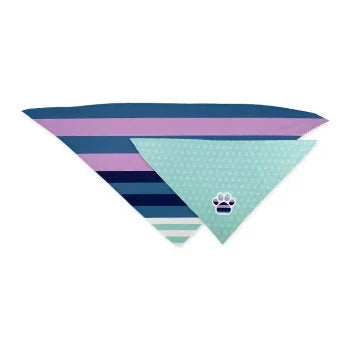 Dog & Me Reversible Metro Stripes Dog Bandana