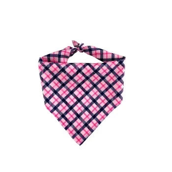 Dog & Me Reversible Preppy Plaid Dog Bandana