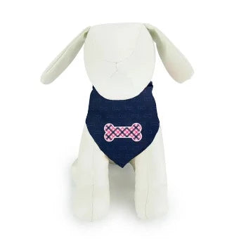 Dog & Me Reversible Preppy Plaid Dog Bandana