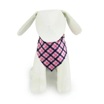 Dog & Me Reversible Preppy Plaid Dog Bandana