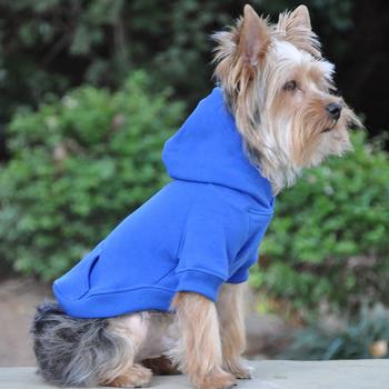 Flex-Fit Dog Hoodie - Blue.