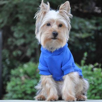 Flex-Fit Dog Hoodie - Blue.