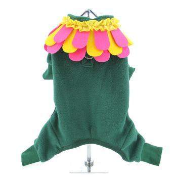 Flower Dog Costume with Flower Headpiece.