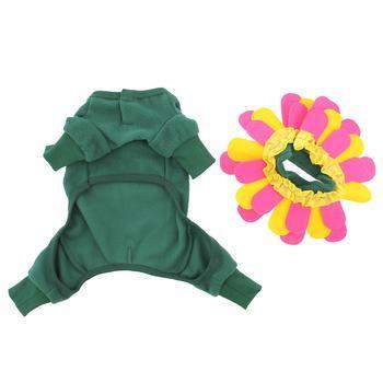 Flower Dog Costume with Flower Headpiece.