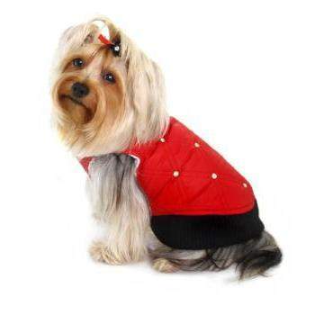 HD Rhinestone Red Puffer Vest.