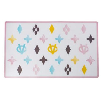 Haute Diggity Dog White Chewy Vuiton Dog Placemat