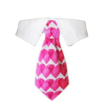 Heart Shirt Collar & Tie.