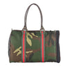 JL Duffle Dog Carrier - Camouflage w/Red Trim.