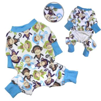 Ultra Soft Minky Monkey Pajamas.